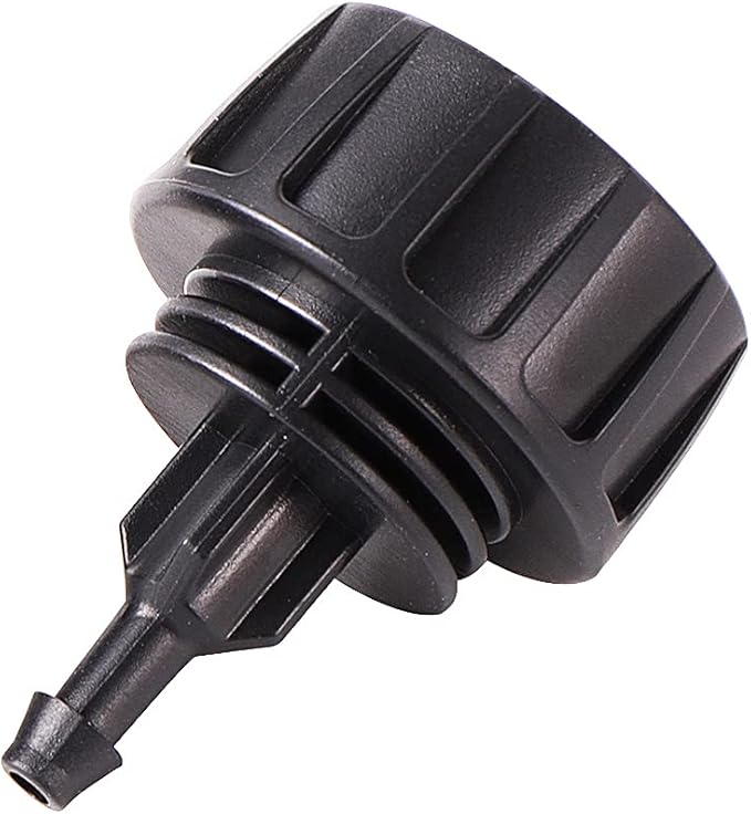 Inner 3/4 inch to Single 1/4 Pipe Joint with Four Black Strainer 6-Point Washers,Garden Irrigation System Used in Gardens,Lawns