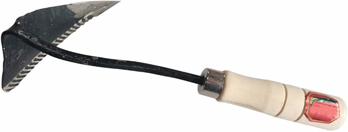 GARASANI Sawtooth Hand Plow Hoe Korean Style Ho-Mi - Best Organic Gardening (Sawtooth)