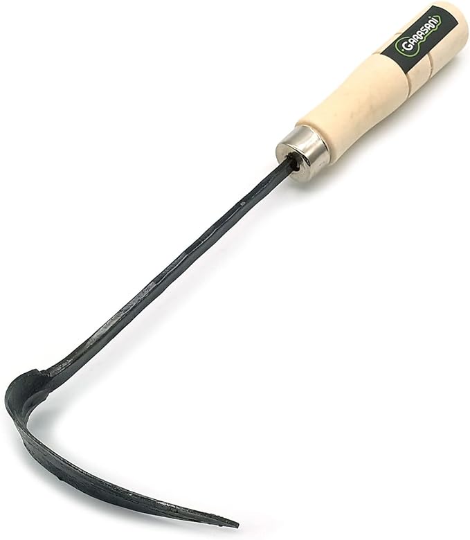 GARASANI Hand Hoe Plow Korean Style Ho-Mi Small Hoe Used to Dig Up Weeds (Grass)