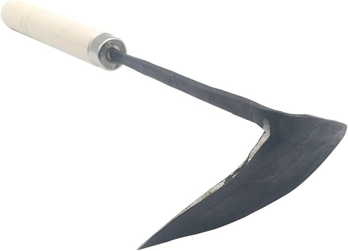 GARASANI Hoe Hand Plow Hoe Korean Style Ho-Mi - Best Organic Gardening (Inverted-Triangle)