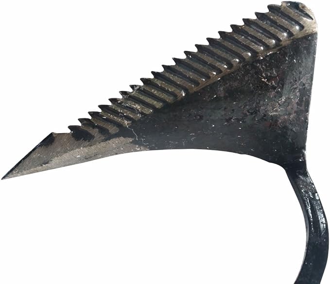 GARASANI Sawtooth Hand Plow Hoe Korean Style Ho-Mi - Best Organic Gardening (Sawtooth)