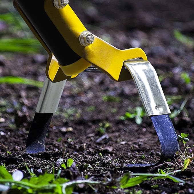 Garden Hoe Tool,54 inch Weeding Tools for Garden,Handheld Weeding Rake Planting Vegetables Farm,Sharp Durable Gardening Gifts for Hoe Garden Tool Traditional Steel Quenching Forging Process