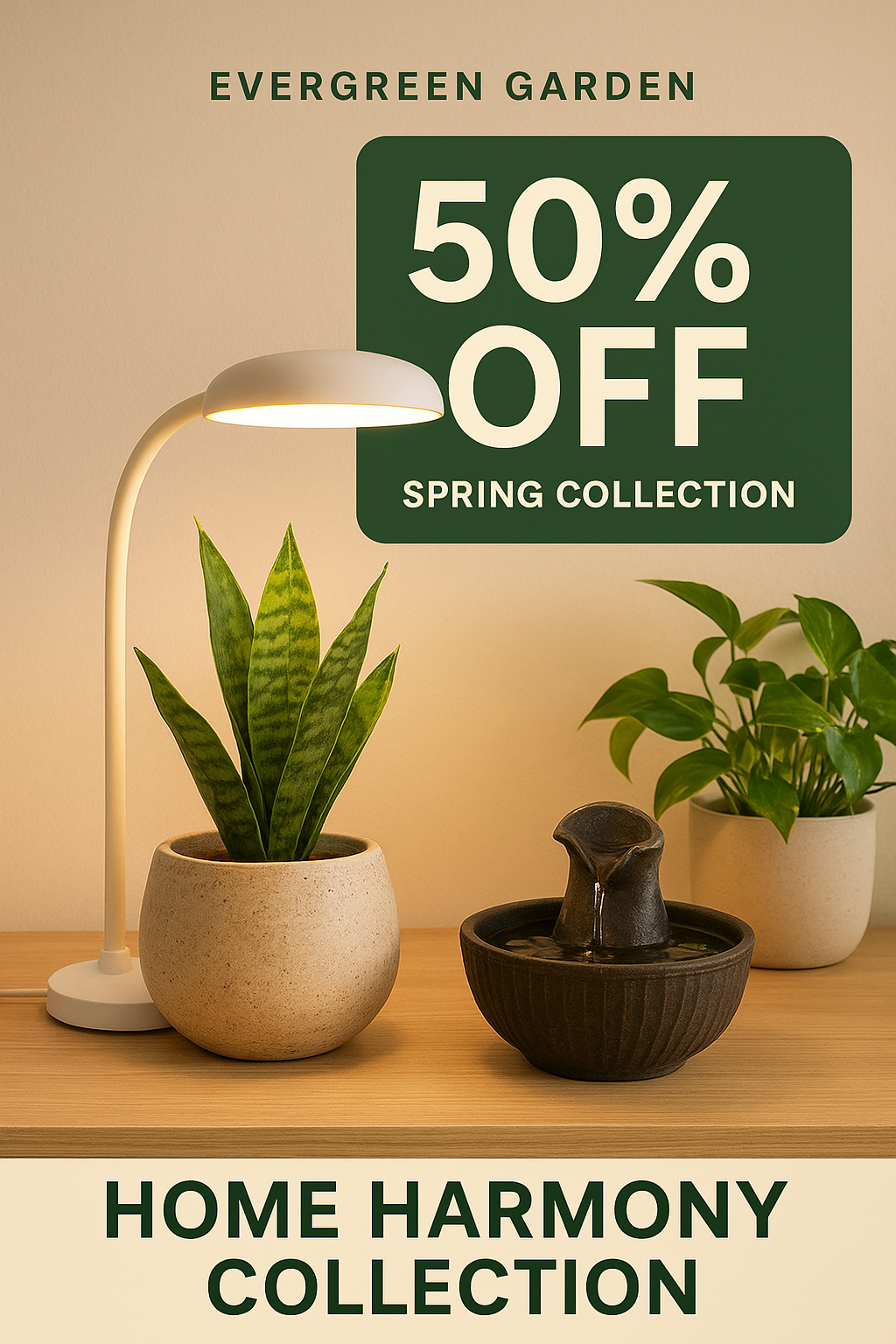 🍃 Everyday Serenity: Style Your Home with Evergreen Garden