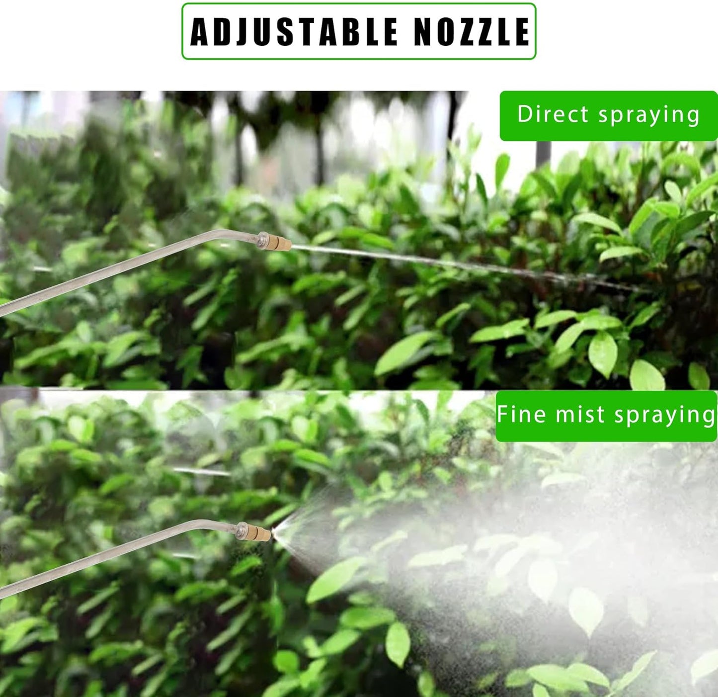 3.5 Gallon Stainless Steel Sprayer Hand Pump Sprayer with Pressure Gauge Safety Valve Adjustable Nozzle for Gardening Lawn and Cleaning