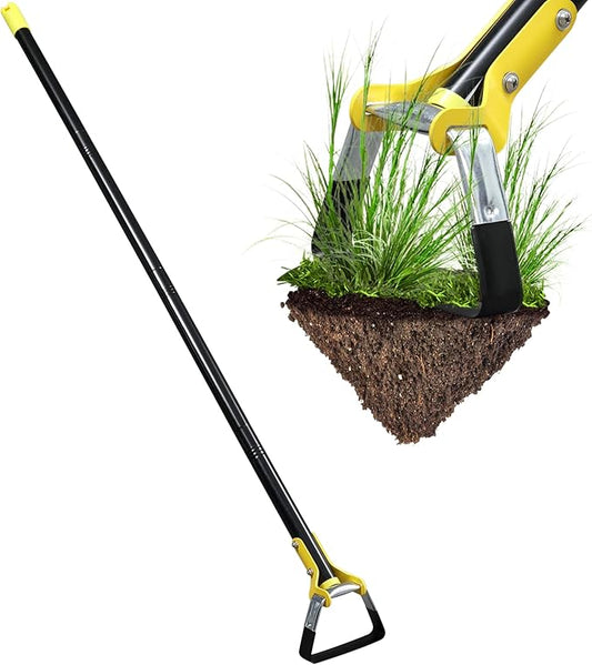 Garden Hoe Tool，54 inch Weeding Tools for Garden,Handheld Weeding Rake Planting Vegetables Farm,Sharp Durable Gardening Gifts for Hoe Garden Tool Traditional Steel Quenching Forging Process