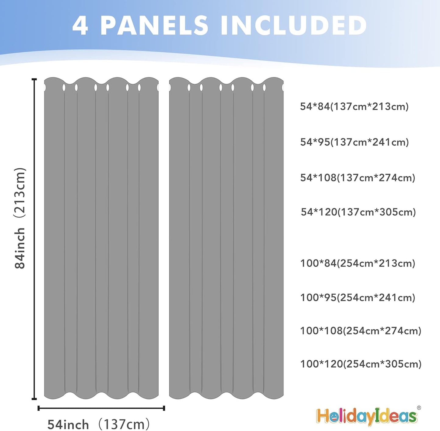 HolidayIdeas Beige Outdoor Sheer Curtains for Patio Waterproof, 4 Panels - 100 x 108 Inch - Extra Wide Voile Outside Curtains Light Filtering Grommet Drapes for Front Porch, Gazebo, Pergola, Backyard