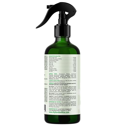 3-1-2 Fiddle Leaf Fig Foliar Spray - Plant Shine & Fertilizer - Premium Spray for Indoor Plants with Essential Nutrients - Fiddle Leaf Fig Plant Food & Fertilizer - Ready-to-Use (8 OZ)