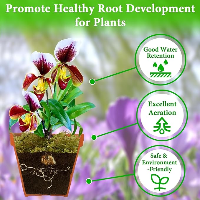 Halatool 4.4LB Green Forest Moss Natural Sphagnum Moss for Plants Fluffy Orchid Moss for Orchids Repotting Dried Plant Moss for Potted Plants Indoor & Outdoor