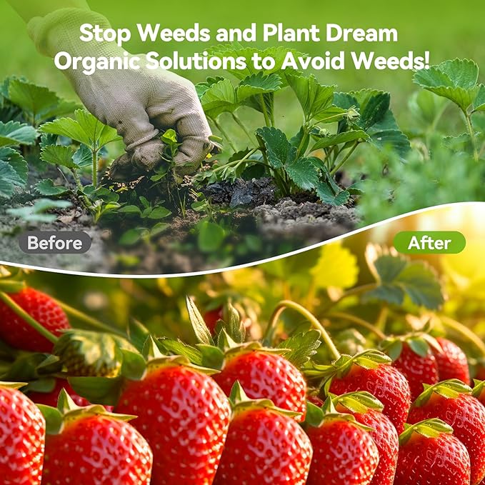 3ftx50ft Weed Barrier Landscape 3.2oz Fabric Heavy Duty, Woven Weed Control Cloth, Woven Geotextile Fabric for Underlayment, Gardening Ground, Commercial Driveway Weed Block Cover Mat