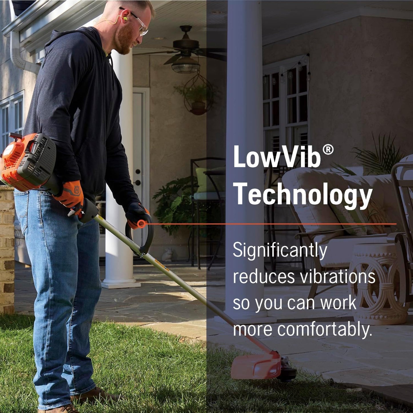 Husqvarna 122L Gas String Trimmer, 22-cc, 2-Cycle, 17-Inch Straight-Shaft Gas Weed Eater with Lightweight Design and T25 Trimmer Head