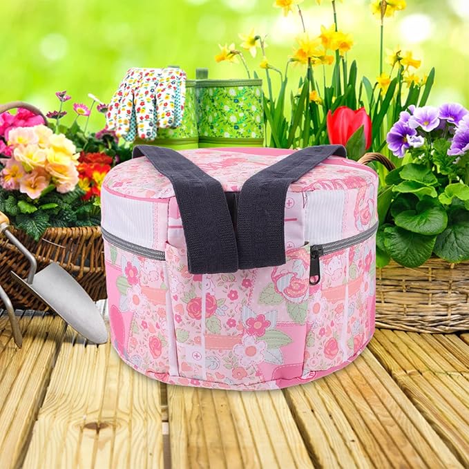 GANAZONO Korean Gardening Seat Gardening Hip Attached Work Seat Farming Cushion Hip Chair with Waist Buckle for Elderly Gardener Outside Planting Farming Fishing Camping Random Color
